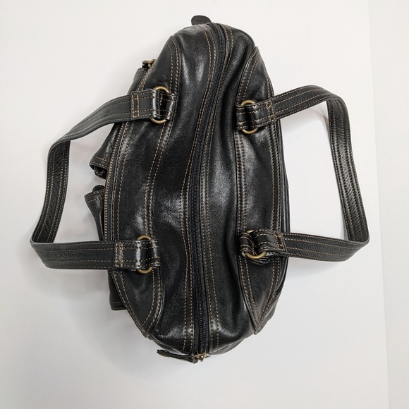 [❌ SOLD] FOSSIL Black Shoulder Purse Handbag - Picture 6 of 15